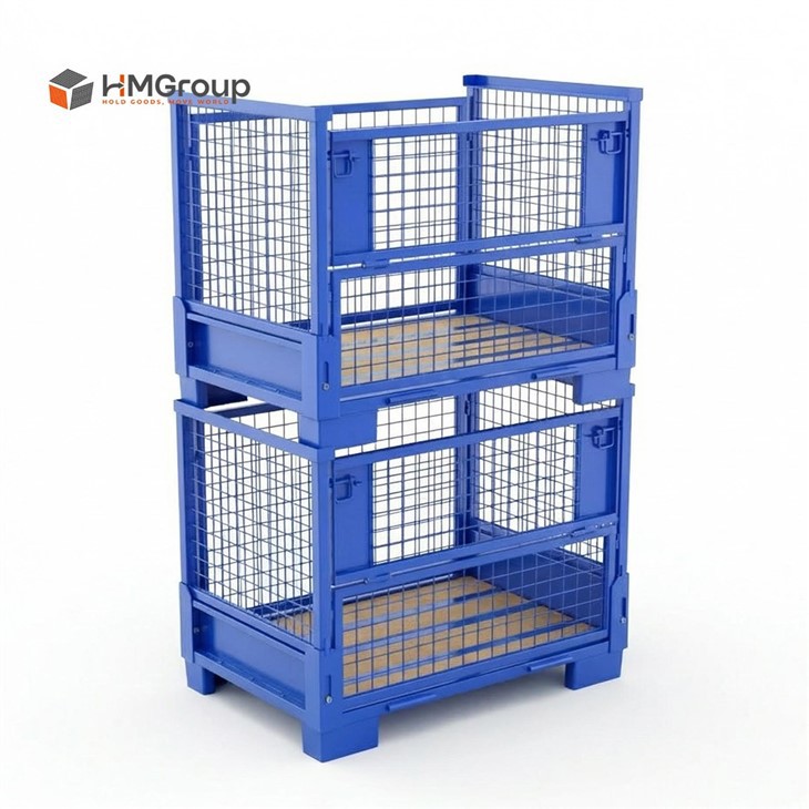 Metal Wire Storage Cage Pallet factory