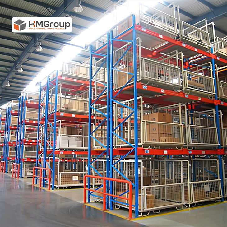 金属ワイヤー保管ケージパレット