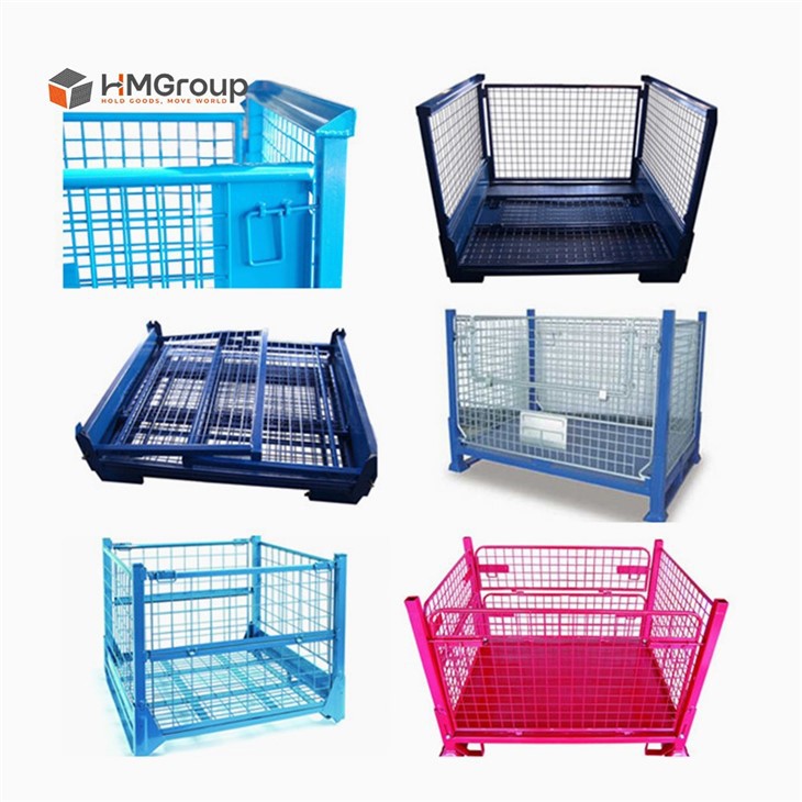 Metal Wire Storage Cage Pallet high quality